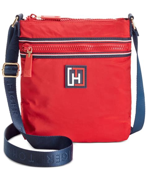 tommy hilfiger red crossbody bag|tommy hilfiger crossbody bag beige.